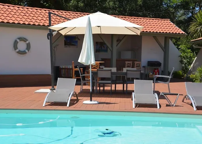 Villa Avec Piscine A Proximite Des Plages Et De La Foret *